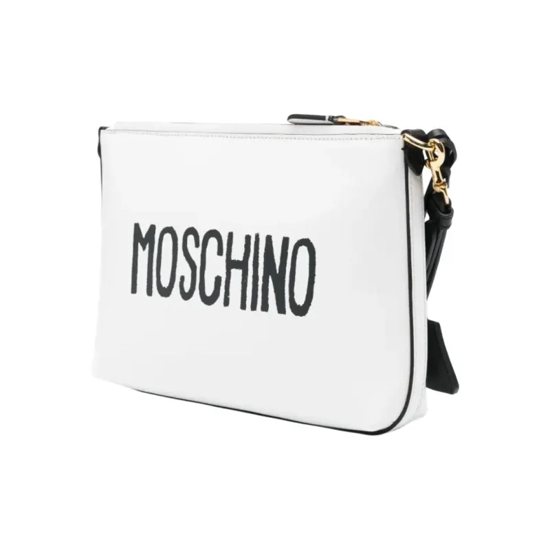 MOSCHINO Logo print Clutch Bag-1