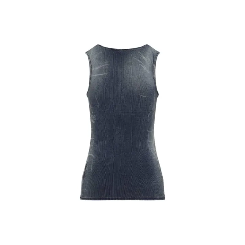 DIESEL Sleeveless Ribbed Knit Top-1