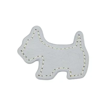 Agatha Top Layer Of Cowhide/stainless Steel Hair Clips Women's Haze Blue