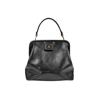 Vivienne Westwood Leather Handbag Women's Black