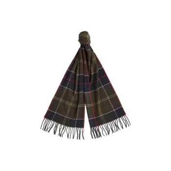 BARBOUR Acrylic Knit Scarves Unisex Multicolor