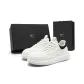 Beige, White, Black (Standard Leather Shoe Size)