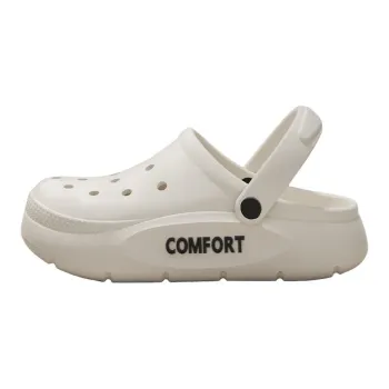 ECAC Platform Clogs Summer Height Increasing Slip Resistant Closed Toe Slippers