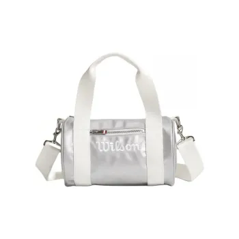 Wilson Polyester Shoulder Bag Crossbody Bag Handbag Travel Bag Mini Women's Silver