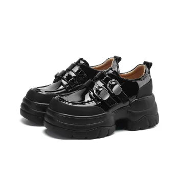 D:FUSE SCANDINAVIA Loafers 6.5CM Women's Black