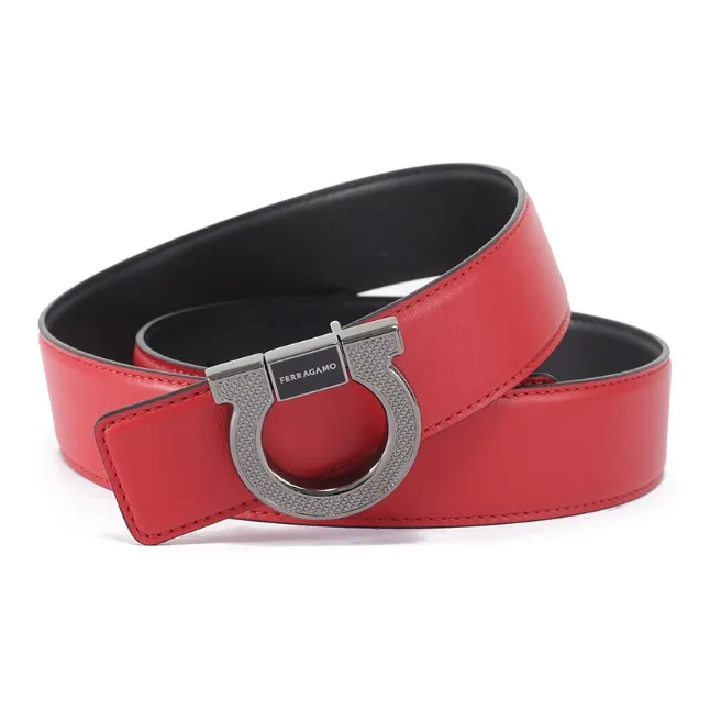 Ferragamo Reversible Gancini Belt-6