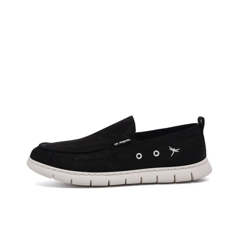 RED DRAGONFLY Casual Fabric Shoes Low Top Slip on Slip on Shoes Lightweight Slip on Shoes-0