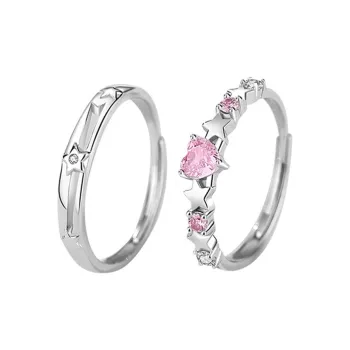 CHIC ZONE 925 Sterling Silver Rings Unisex