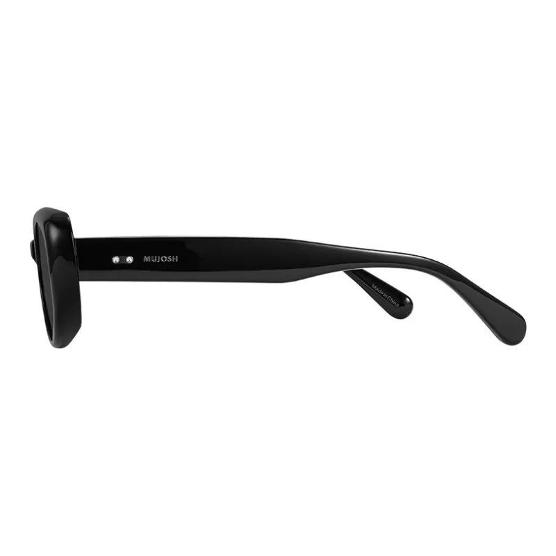 MUJOSH Plate Frame Oval Retro Trendy Sun Protection Sunglasses With UV Protection And Polarized Lenses Unisex-3