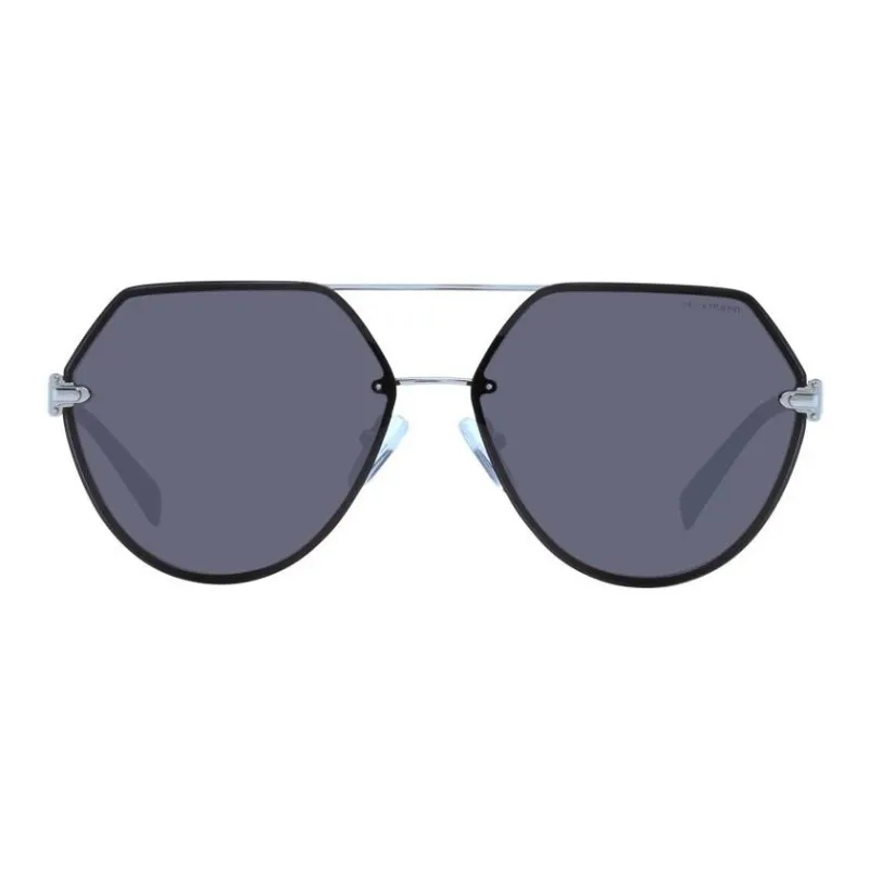 Ana Hickmann Metal Aviator Sunglasses Women's Black-1
