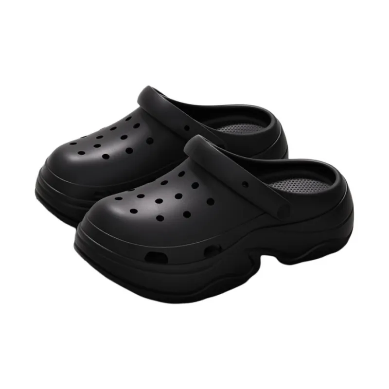 ECAC Summer Platform Puff Slip Resistant Soft Sole Eva Slippers-2