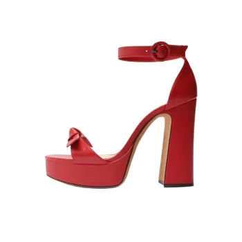 Alexandre Birman CLARITA Strap Sandals 12cm Women's Red