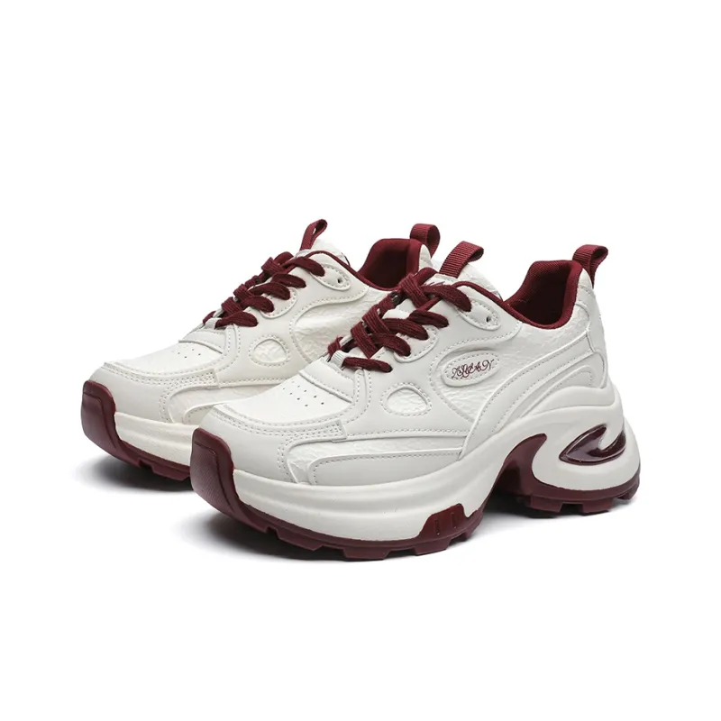 ABIDJAN Lightweight Height Increasing Low-Top Chunky Sneakers Women's-2