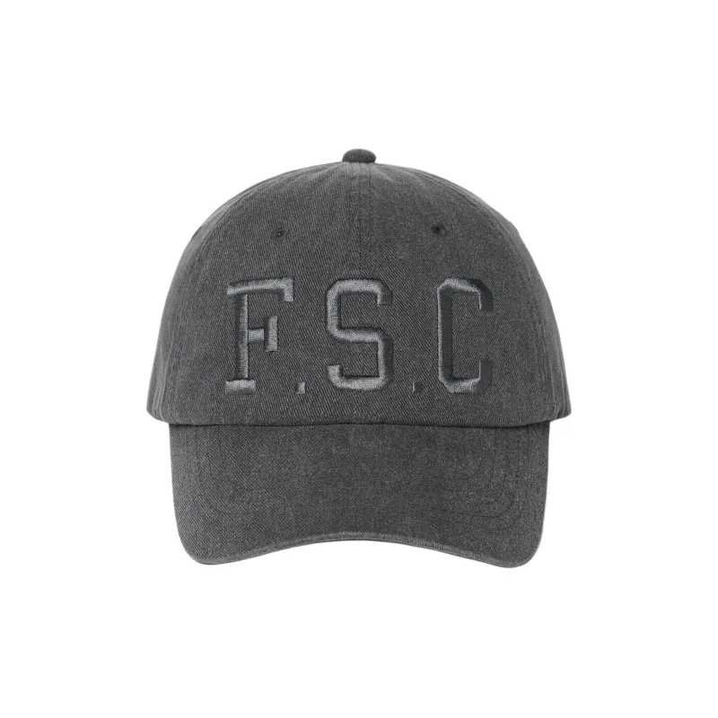 FILA Twill Cotton 100% Cotton Baseball Caps Unisex Gray-0