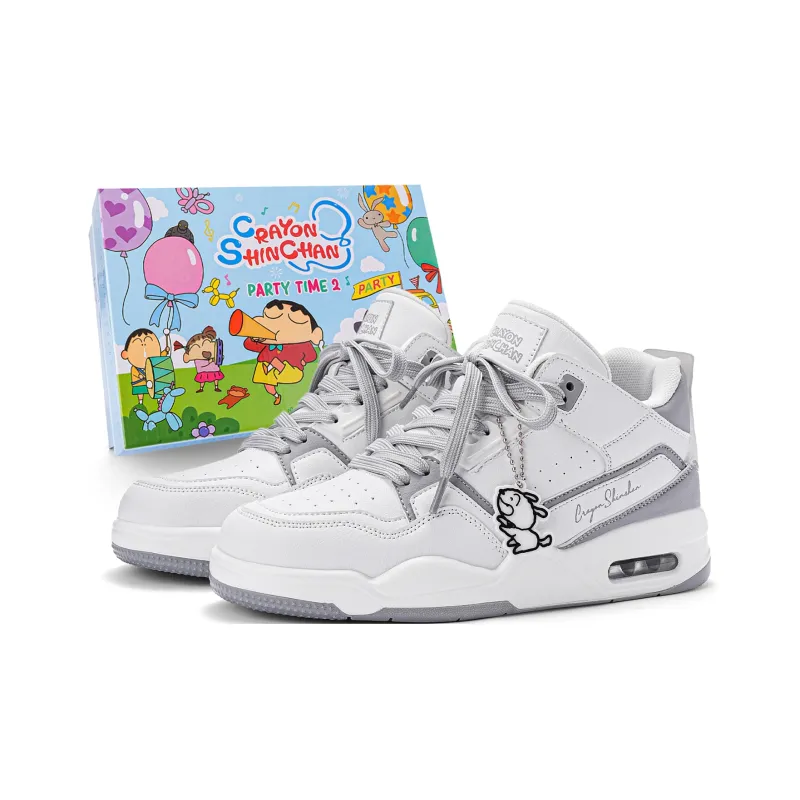 Crayon Shinchan Thermal Cushioning Support Height Increasing Low Top Skateboard Shoes Unisex-6