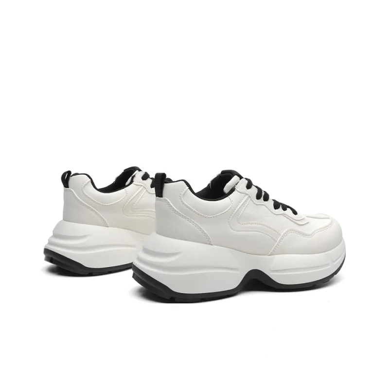ABIDJAN Lightweight Height Increasing Low-Top Chunky Sneakers Women's-9