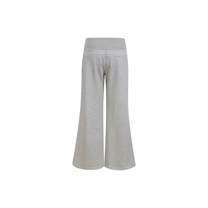 Ariseism Wide Waistband Wide Leg Flared Casual Pants For Women's Spring Long Pants Women's-1