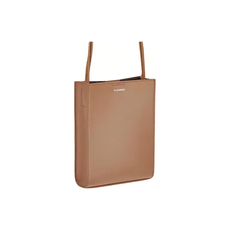 JIL SANDER Calfskin Crossbody Bag, Shoulder Bag Women's Brown-2