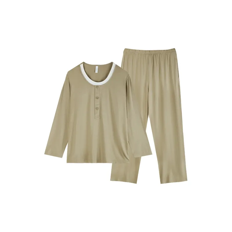 Xuan Liang Pajama Set Women's Tea Gray-0