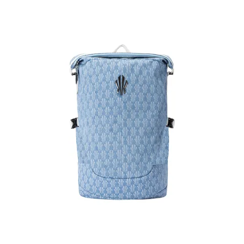 Anta Irving Series Fabric Backpack Regular Unisex Denim Light Blue