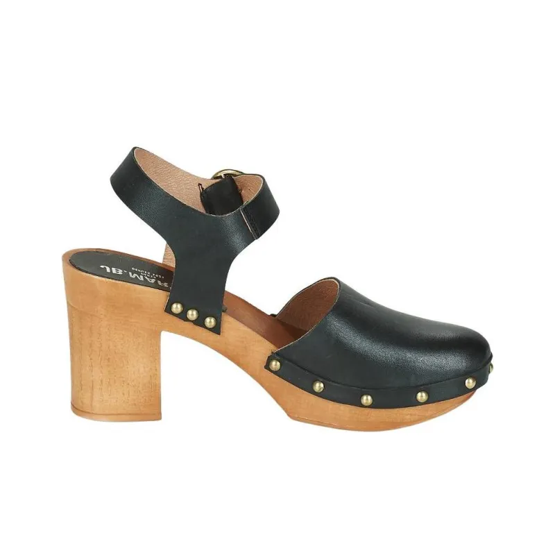 JB MARTIN BAVARDE Chunky Heel High Heels Women's Black-1