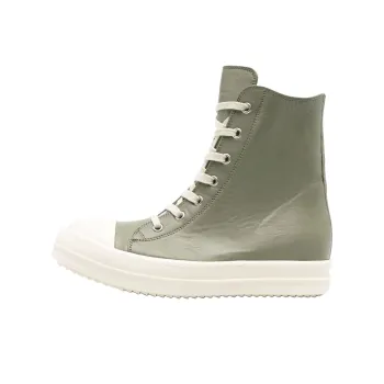 RICK OWENS/RO Hollywood High Top Skateboard Shoes Women's Green
