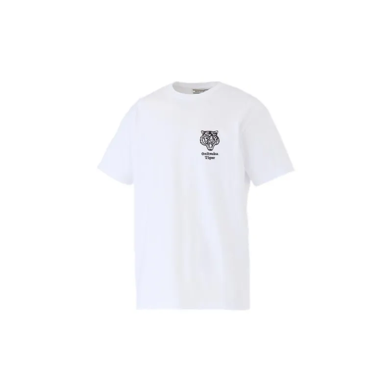 Onitsuka Tiger T Shirt Unisex White-2
