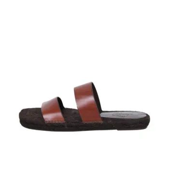 Castañer Kim Double Strap Square Toe Slides