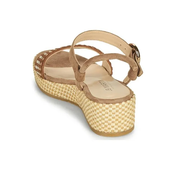 JB MARTIN Jadena Strap Sandals Women's Khaki-4
