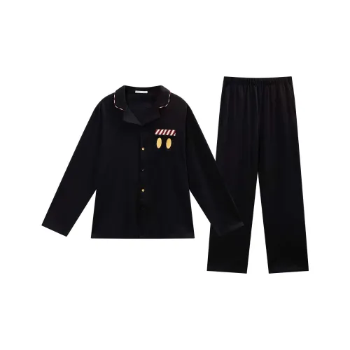 GUKOO x Disney Mickey Series Pajama Set Men's Black