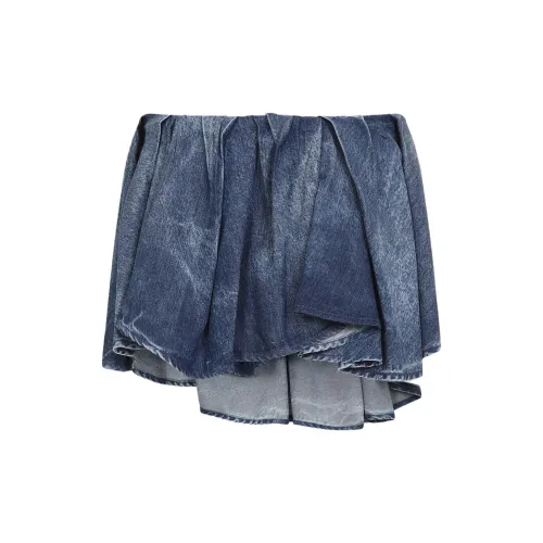 DIESEL Asymmetric Denim Skirt