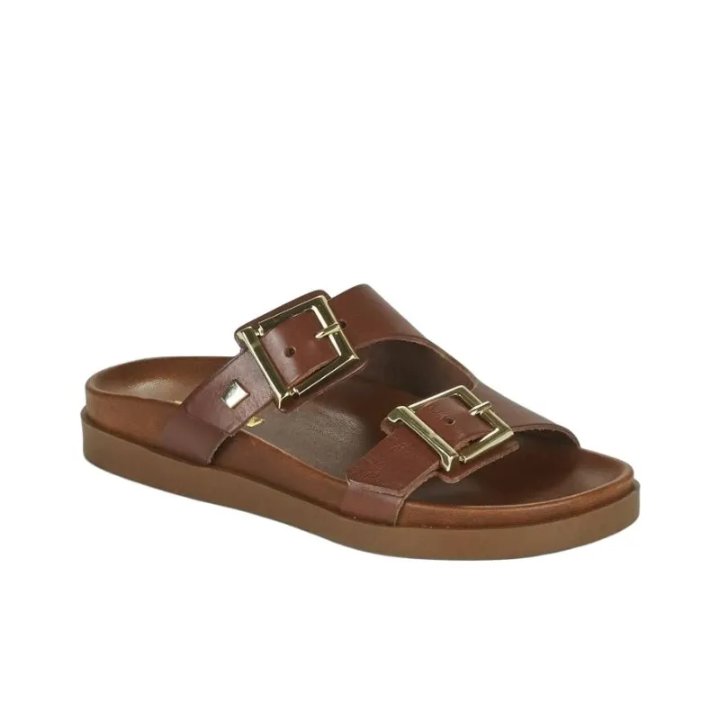 JB MARTIN Slide Slippers Women's Brown-2