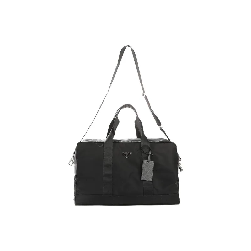 PRADA Nylon Shoulder Bag Crossbody Bag Handbag Travel Bag Men's Black-1