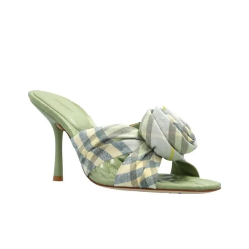 Burberry Slide Slippers Women's Green-2