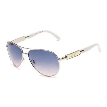 GUESS Metal Aviator Sunglasses Unisex Gold