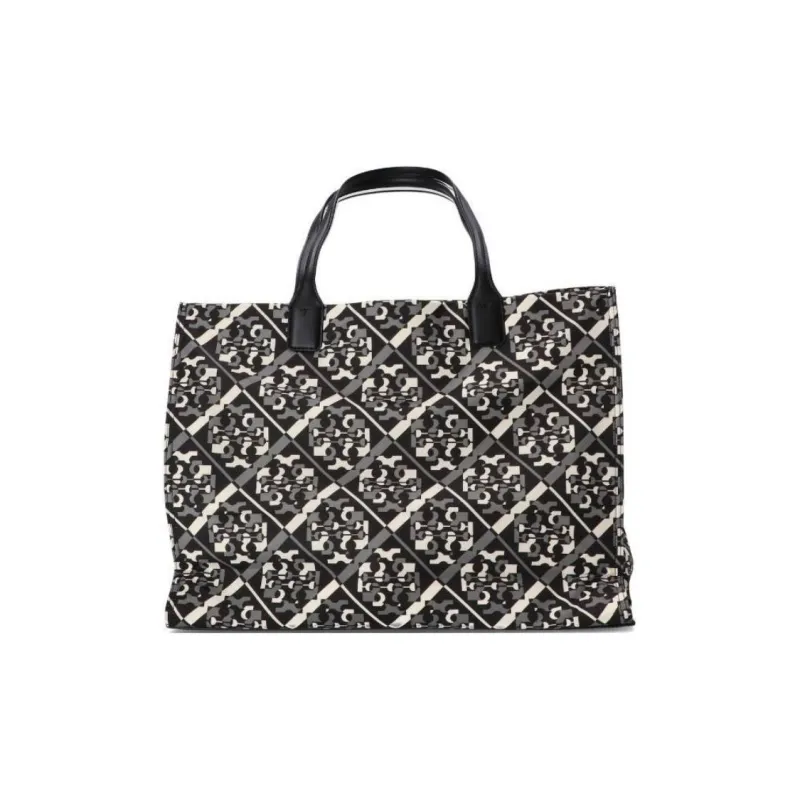TORY BURCH Nylon Tote Bag, Shopping Bag, Shoulder Bag Women's Black-2