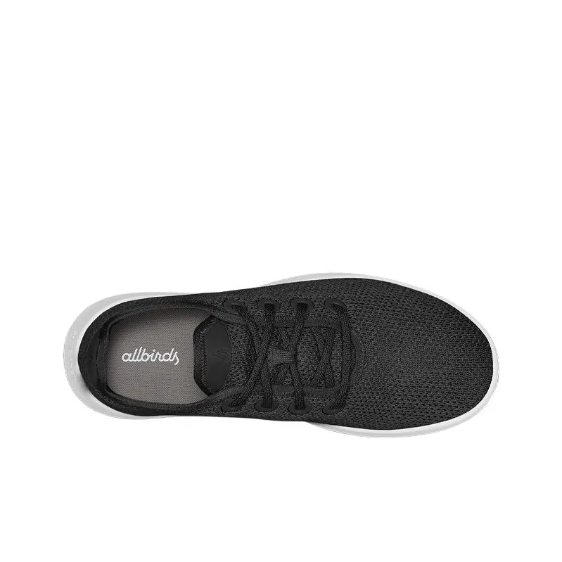Allbirds Tree Runner Low Top Casual Shoes Men's Obsidian Black-2