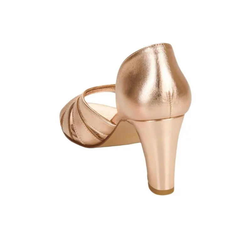 JB MARTIN LUNE Strap Sandals 7cm Women's Gold-4
