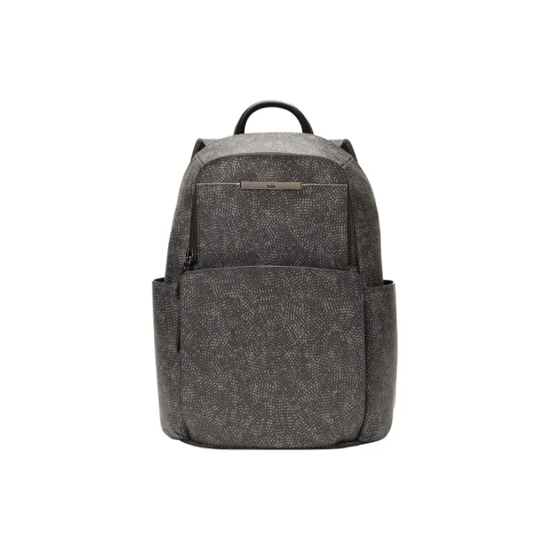 TUMI PVC Polyvinyl Chloride Backpack Women's Gray-0