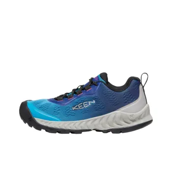 KEEN NXIS SPEED Anti Slip Wear Resistant Low Top Trekking Shoes Women's Blue