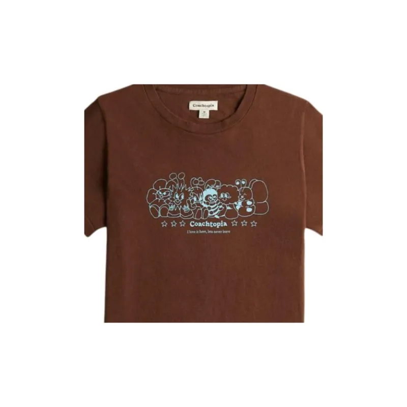 COACH T-Shirts Men Brown-4