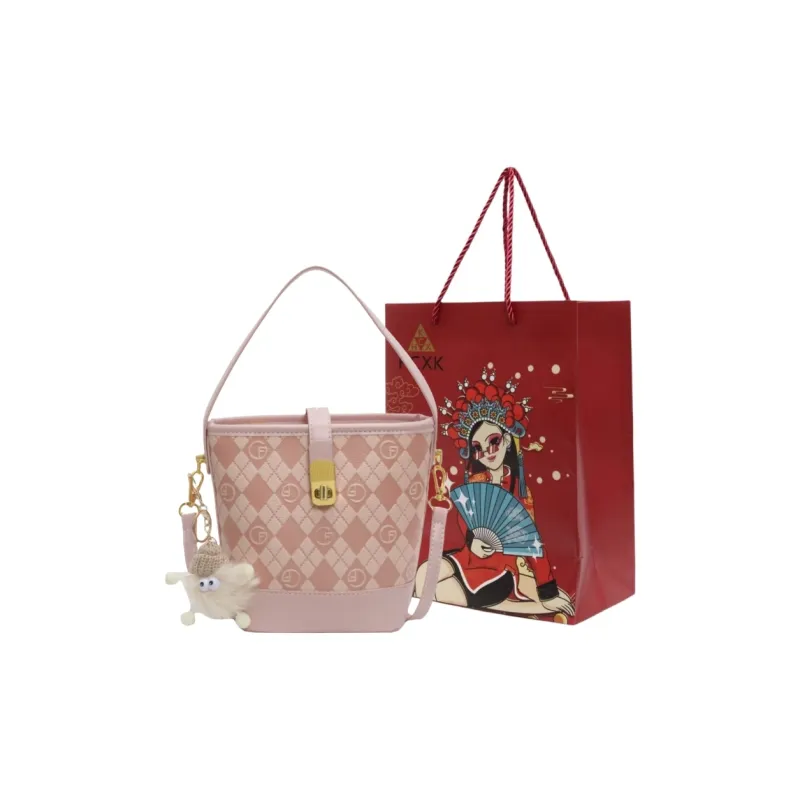 HCXK Pu Portable Crossbody Bag Shoulder Bag Regular Women's Coffee/Black/Pink/Blue-4