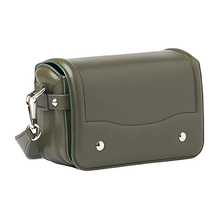 Lemaire Cow Leather Small Square Bag, Satchel Bag, Shoulder Bag, Crossbody Bag Mini Unisex Deep Moss Green-1