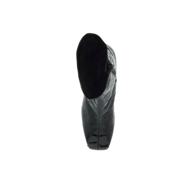 COURREGES Zip Detailed Square Toe Ankle Boots Women's-4