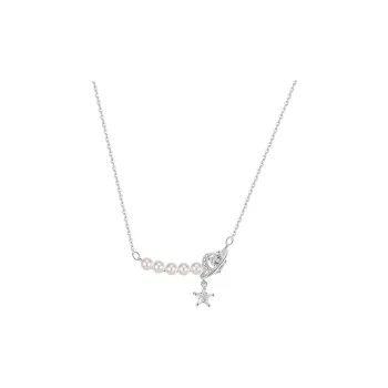 Heart Grass 999 Fine Silver Necklaces Women's