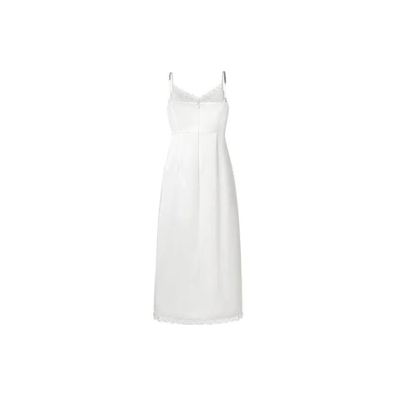 TAMMY TANGS Slip Dress Women's White-1