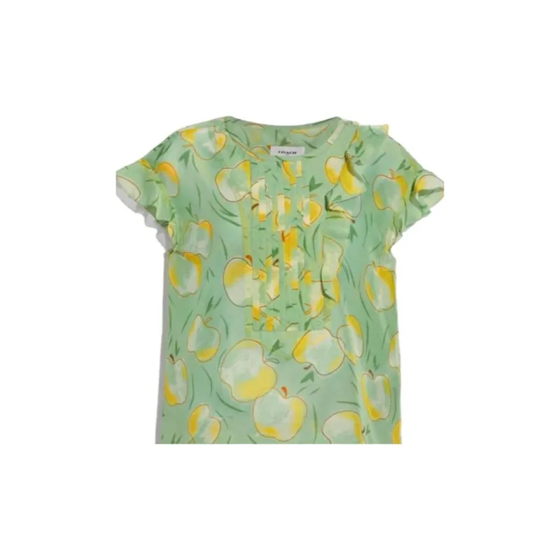 COACH Shirts Women's Green-4