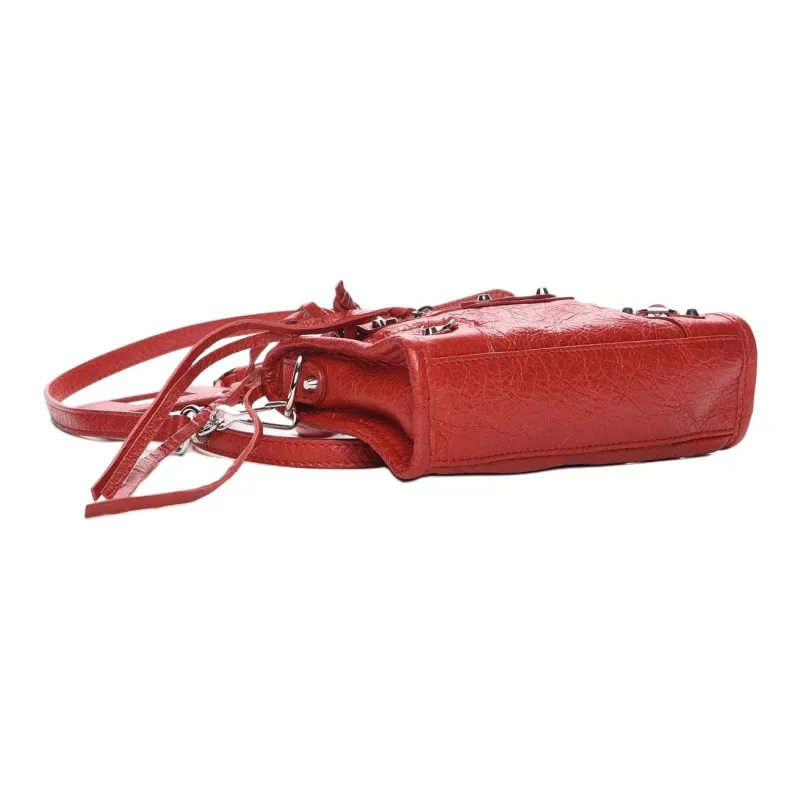 Balenciaga Neo Cagole City Sheepskin Shoulder Bag Crossbody Bag Handbag Women's Red-2