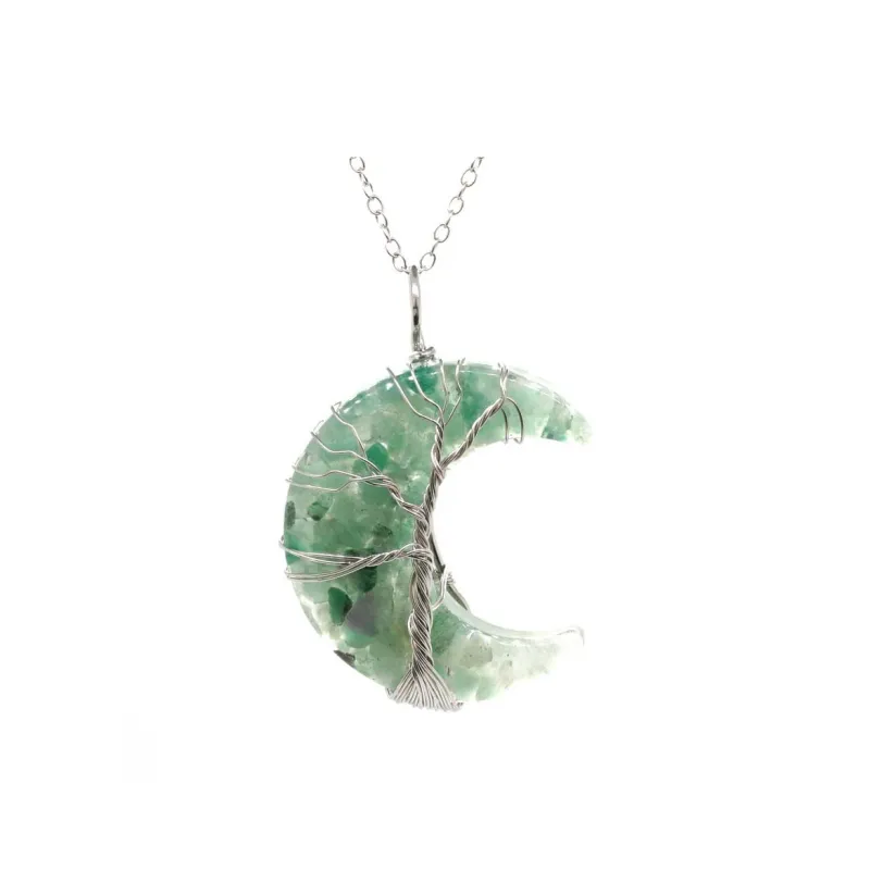 VEZA Crystal Stone Necklaces Women's-8