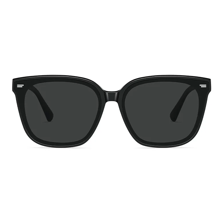 CAPONI TR/Memory Plastic Square Sunglasses Unisex-1